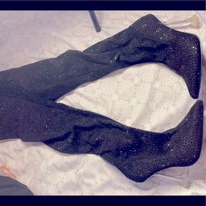 Thigh high fashion nova boots